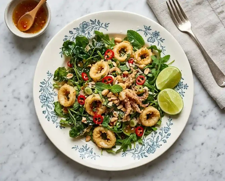 Crispy Calamari Salad