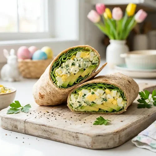 Easter Egg Salad Wraps