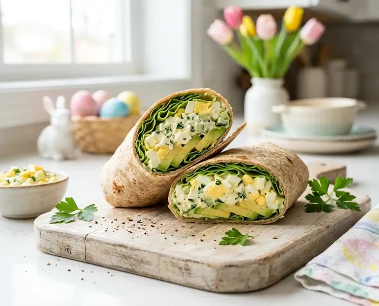Easter Egg Salad Wraps