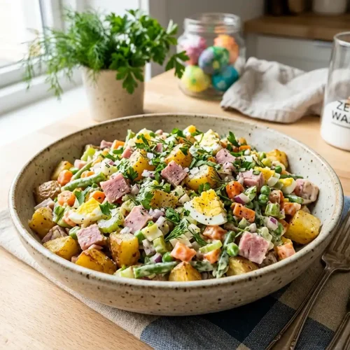 Easter Leftover Hash Salad