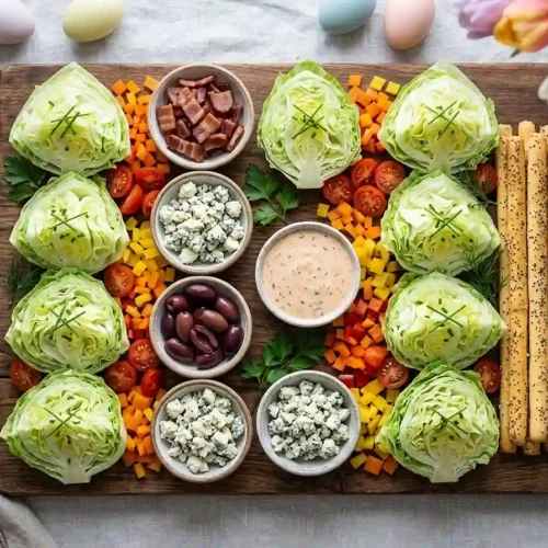 Easter Wedge Salad Board 5 Easter Wedge Salad Board