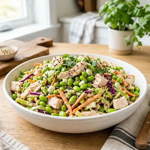 Edamame Chicken Salad 5 Edamame Chicken Salad