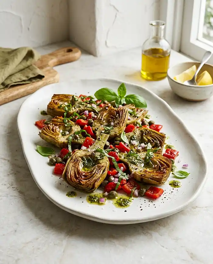 Fresh Artichoke Heart Salad