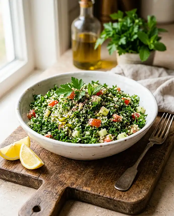 Gluten-Free Tabbouleh with Quinoa