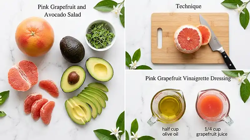 Grapefruit and Avocado Salad