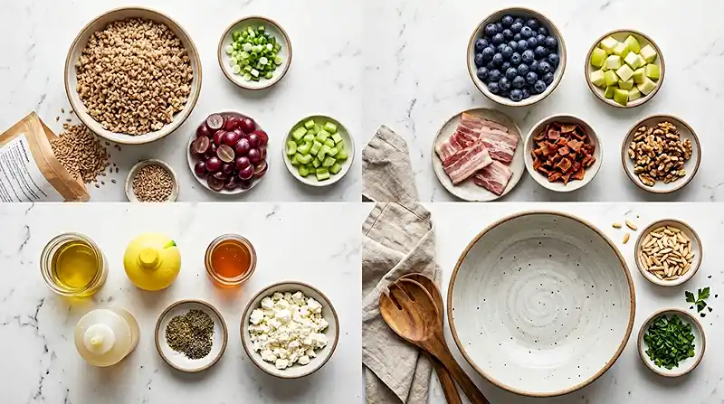 Heirloom grain salad