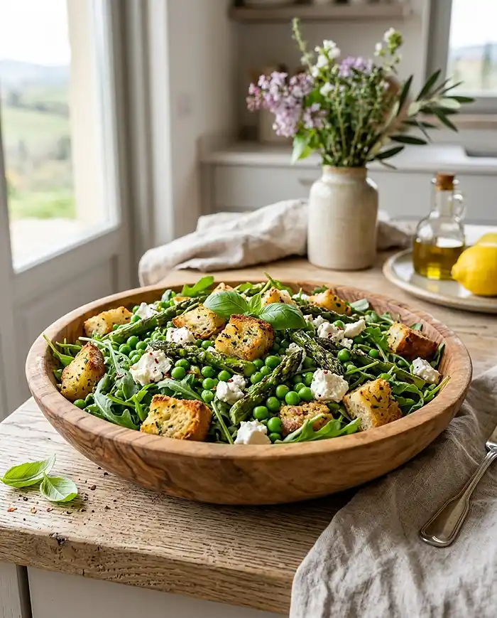 Italian Spring Bread Salad
