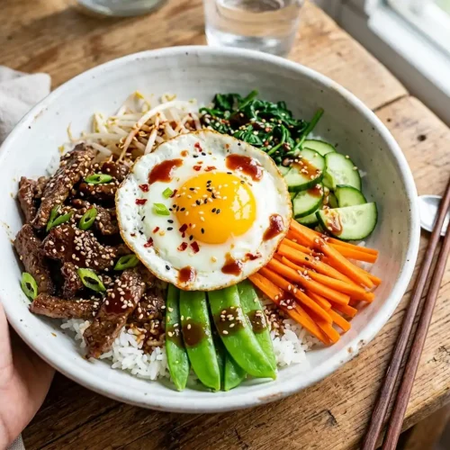 Korean Beef Bibimbap Salad