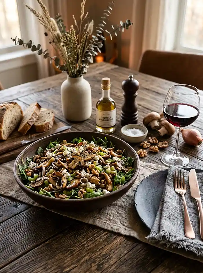 Mushroom and Arugula Salad 4 Mushroom Salad