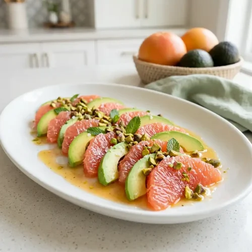 Pink Grapefruit and Avocado Salad