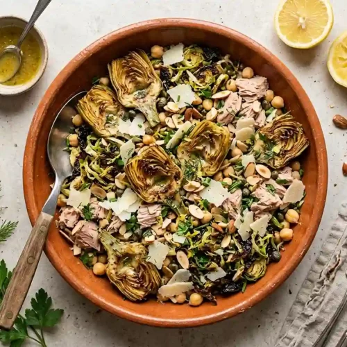 Roasted Artichoke Lemon Herb Salad 5 Roasted Artichoke Lemon Herb Salad