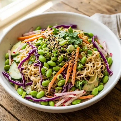 Sesame Ginger Edamame Crunch 5 Sesame Ginger Edamame Crunch