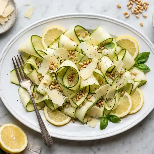 Shaved Zucchini Parmesan Ribbon Salad 5 Shaved Zucchini Parmesan Ribbon Salad