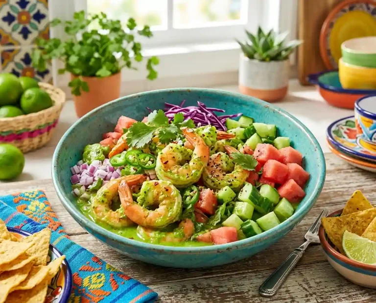 Shrimp Aguachile with Cucumber