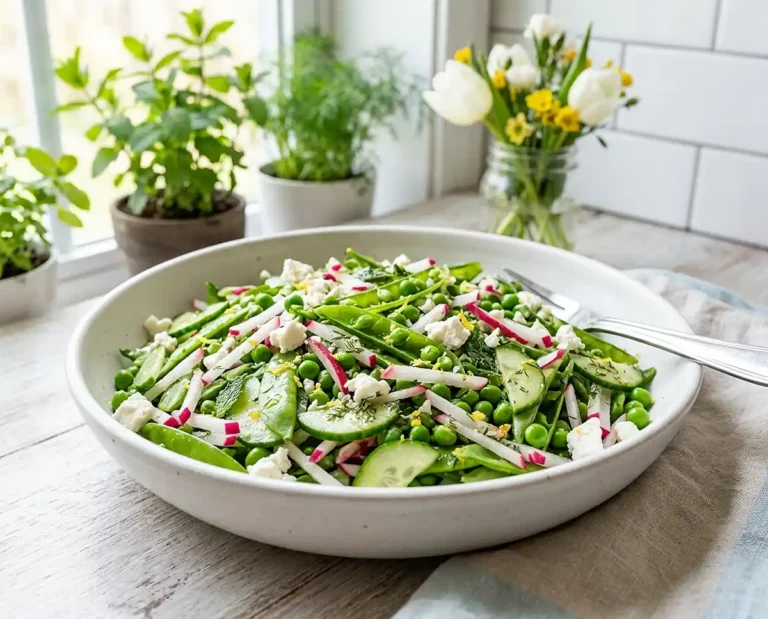 Snow Pea and Radish Salad