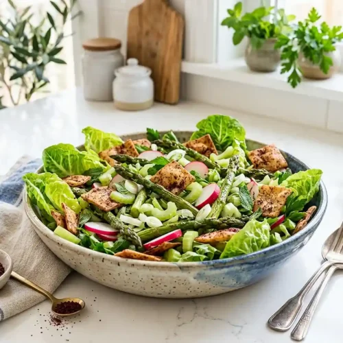 Spring Fattoush Salad