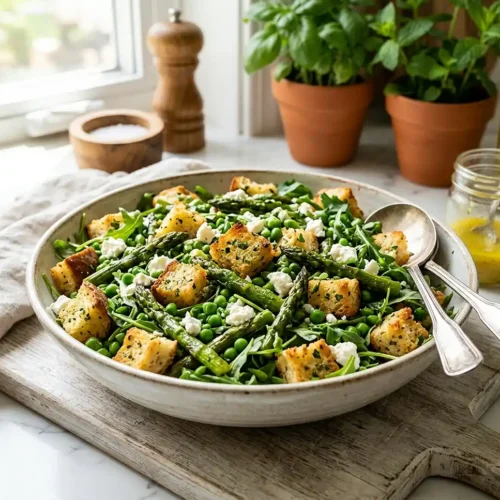 Spring Panzanella Salad