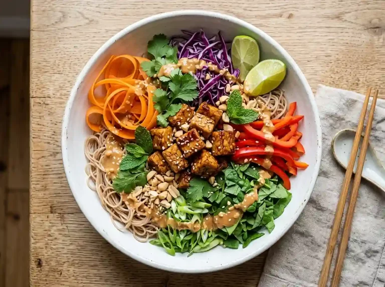 Thai Peanut Tempeh Power Bowl