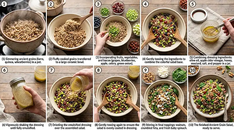 Whole grain salad