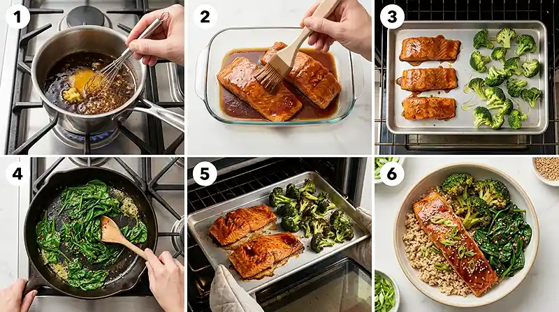 Teriyaki Salmon Broccoli Bowl 3 asian bowl
