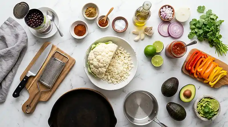 cauliflower rice bowl