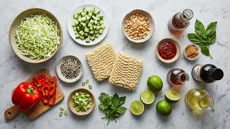 Cold Ramen Noodle Salad 2 cold ramen salad