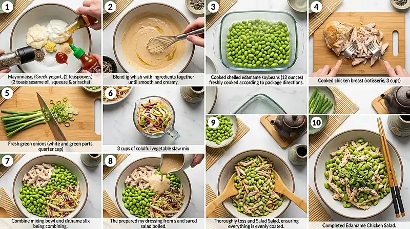 Edamame Chicken Salad 3 edamame Chicken Salad Recipe