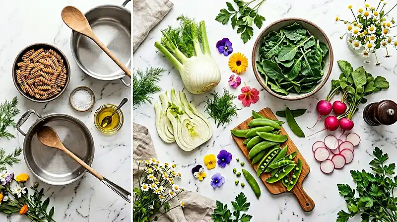 Spring Garden Pasta Salad 2 spring pasta