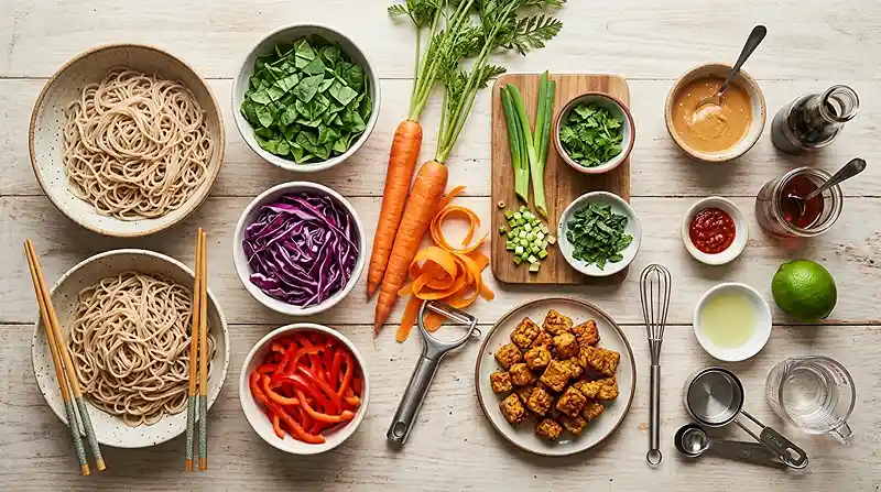 thai peanut tempeh