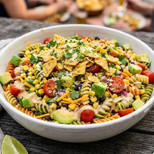 Avocado Corn Taco Pasta Salad 5 Avocado Corn Taco Pasta Salad