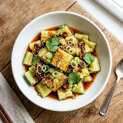 Chili Crisp Smashed Cucumber Salad 5 Chili Crisp Smashed Cucumber Salad