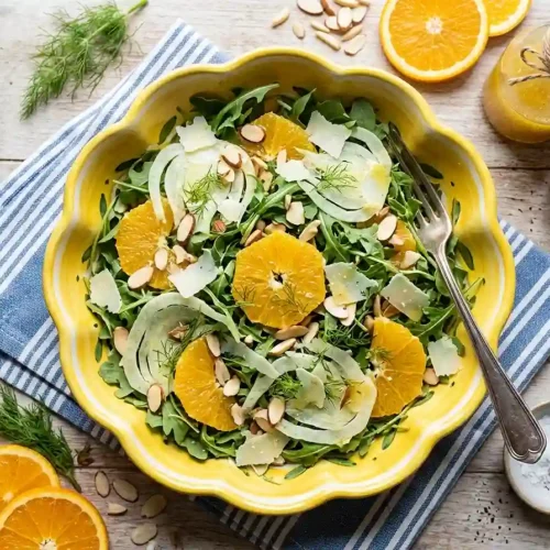 Citrus Fennel Arugula Salad