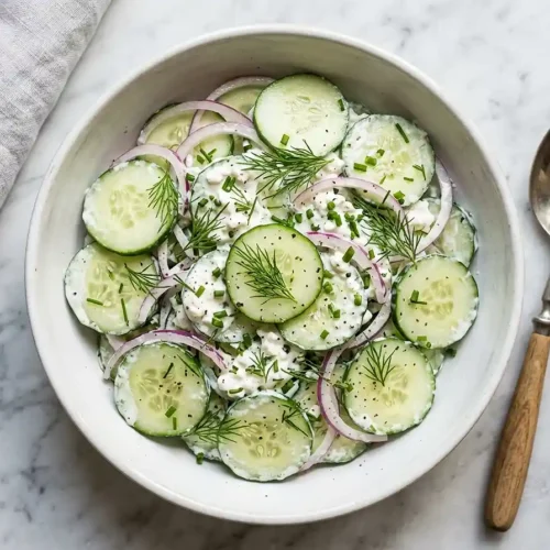 Cottage Cheese Cucumber Crunch Salad 5 Cottage Cheese Cucumber Crunch Salad