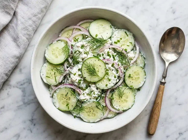 Cottage Cheese Cucumber Crunch Salad