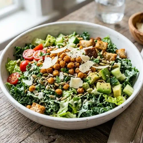 Crispy Parmesan Kale Chopped Salad 5 Crispy Parmesan Kale Chopped Salad