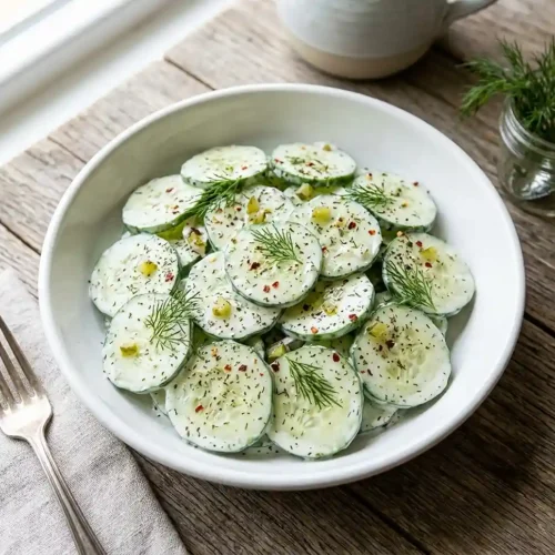 Dill Pickle Cucumber Salad