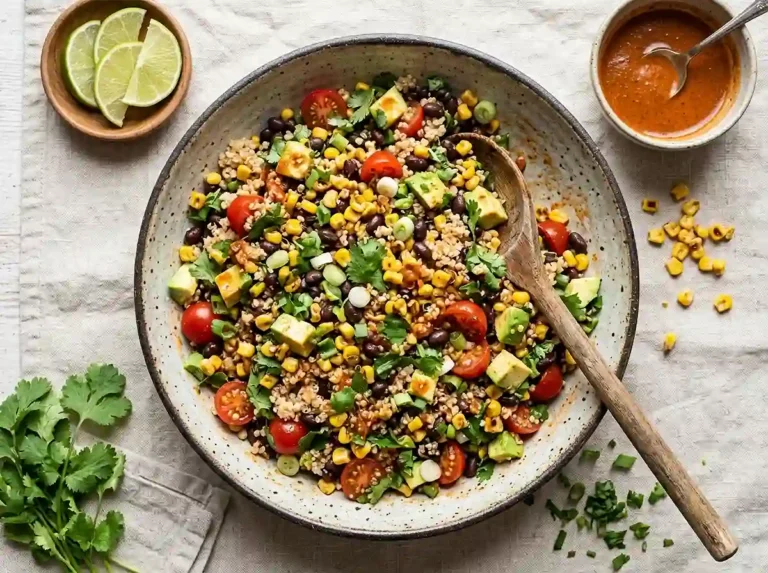 Elote Quinoa Black Bean Salad