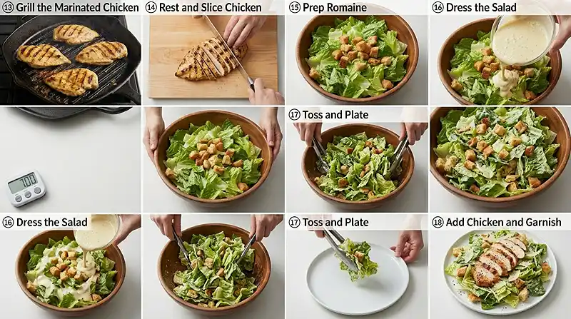 Grilled Chicken Caesar Salad Recipe