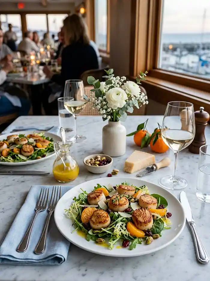 Seared Scallop salad