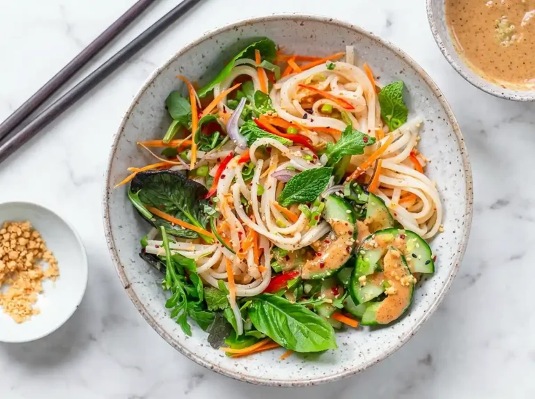 Summer Roll Rice Noodle Salad