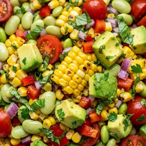 Summer Succotash Salad with Avocado