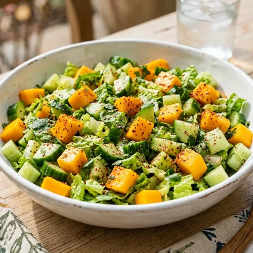 Tajín Mango Cucumber Salad 5 Tajín Mango Cucumber Salad