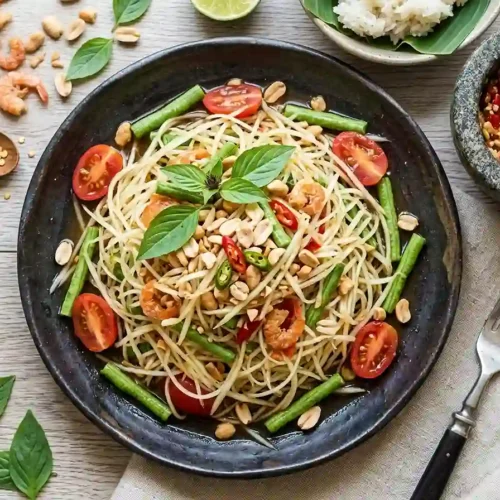 Thai Green Papaya Salad 5 Thai Green Papaya Salad