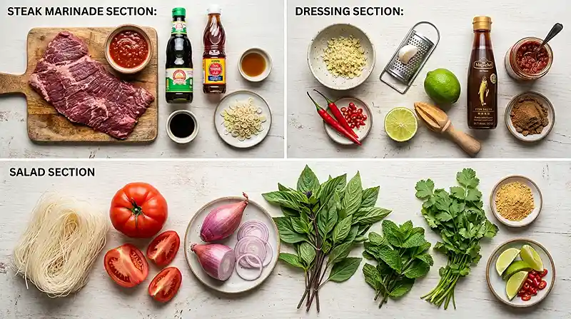 beef noodle salad