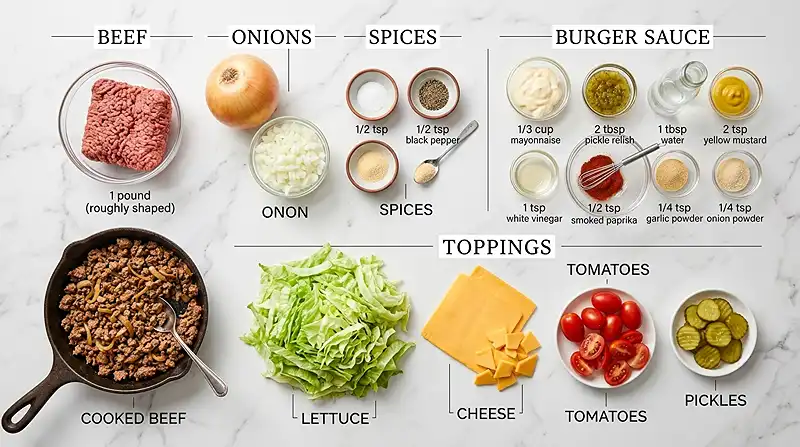 Loaded Burger Bowl Salad 2 burger bowl salad