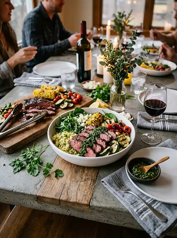 chimichurri salad