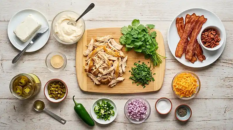 Jalapeno Popper Chicken Salad 2 creamy chicken salad