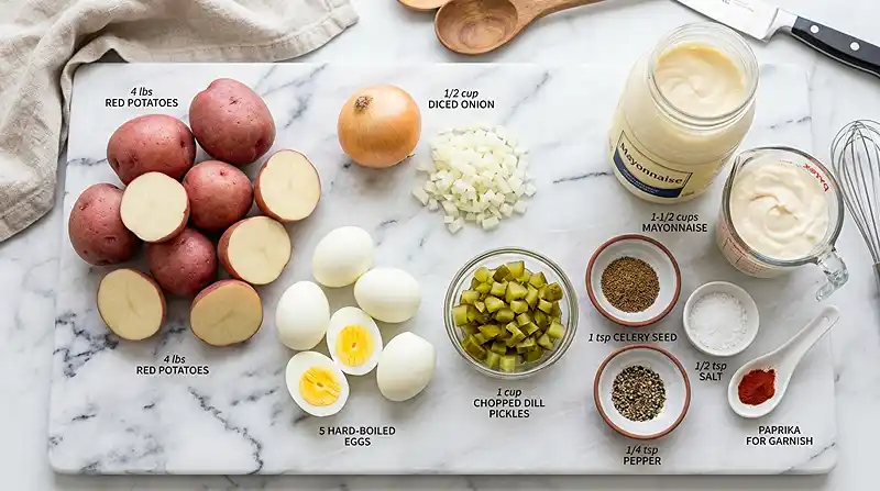 Dill Pickle Potato Egg Salad 2 dill pickle potato salad