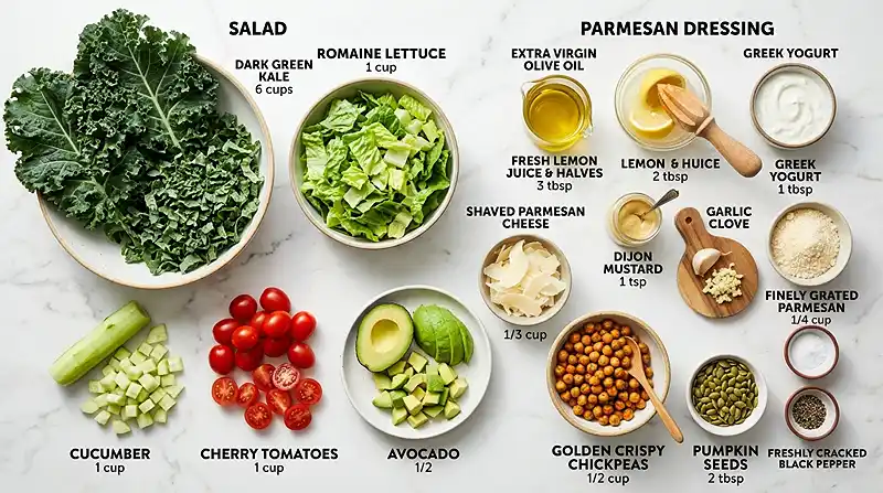 Crispy Parmesan Kale Chopped Salad 2 kale chopped salad