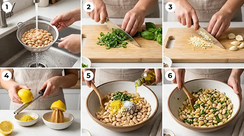 lemon basil salad